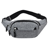 Men Women Waist Bag Casual Pack Purse Large Phone Belt Bag Pouch