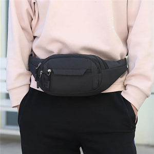 Canvas Waist Bag Phone Belt Pouch Outdoor Travel Hip Bags