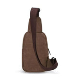 Men's Canvas Chest Sling Bag Cross Body Messenger Shoulder Bag