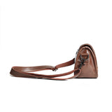 Men's Messenger Bag PU Leather Shoulder Handbag Flap Crossbody Small Purse