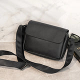 Men's Messenger Bag Small Shoulder Handbag Flap Purse Vintage Crossbody Bag