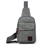 Men's Small Waist Bag Travel Hiking Cross Body Messenger Shoulder Solid M