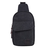 Men's Small Waist Bag Travel Hiking Cross Body Messenger Shoulder Solid M