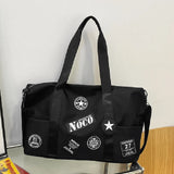 Men's Nylon Travel Duffel Large Capacity Weekend Handbag