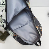 Graffiti School Bag Waterproof Large-Capacity Backpack