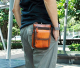 Leather Shoulder Satchel Bag Cigarette Case Phone Pouch
