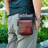 Leather Shoulder Satchel Bag Cigarette Case Phone Pouch