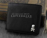 Punk Rocker Biker Skull Leather Wallet Purse