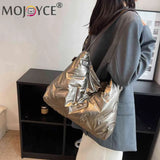 Cotton Padded Messenger Bag for Ladies