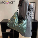 Cotton Padded Messenger Bag for Ladies