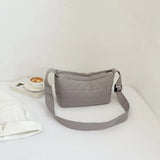 Large Capacity Messenger Bag Quilted Rhombus Crossbody Handbag