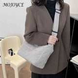 Quilted Messenger Bag Large Capacity Crossbody for Autumn And Winter