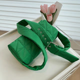 Quilted Crossbody Bag for Women Portable Travel Messenger Bag