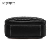 Cowhide Leather Messenger Handbag Multi-layer Pocket Camera Shoulder Bag