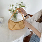 Messenger Handbags Hot Style Fold Soft Dumpling Bag Female Chain