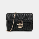 Embroidery Messenger Bag Chain Small Square Women Handbags