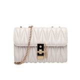 Embroidery Messenger Bag Chain Small Square Women Handbags