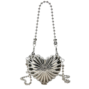 Metal Lipstick Bag for Women Dinner Shell Bag