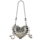 Metal Lipstick Bag for Women Dinner Shell Bag