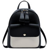 Mini Backpack Women PU Leather Shoulder Bag For Teenage Girls Children