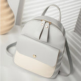 Mini Backpack Women PU Leather Shoulder Bag For Teenage Girls Children