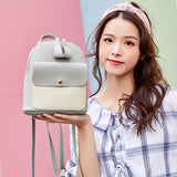 Mini Backpack Women PU Leather Shoulder Bag For Teenage Girls Children