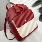 Mini Backpack Women PU Leather Shoulder Bag For Teenage Girls Children