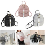 Women's Leather Mini Backpack Small Rucksack Daypacks School Bag