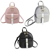 Women's Leather Mini Backpack Small Rucksack Daypacks School Bag