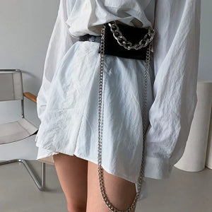 Women's Mini Chains Waist Bag Fanny Packs for Girls
