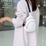 Embroidery Mini Chest Bag Phone Pocket Cross Body Neck Fanny Pack