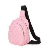 Embroidery Mini Chest Bag Phone Pocket Cross Body Neck Fanny Pack