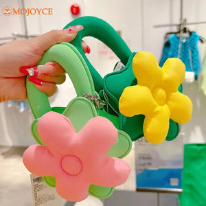 Mini Flower Shoulder Bags Women Chain Tote Crossbody Bags