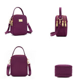 Mini Solid Nylon Ladies Shoulder Bag