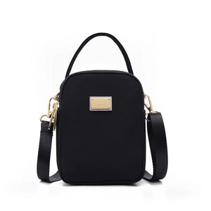 Mini Solid Nylon Ladies Shoulder Bag