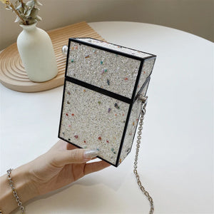 Mini Party Tote Bag PVC Women's Handbag Chain Shoulder