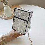 Mini Party Tote Bag PVC Women's Handbag Chain Shoulder