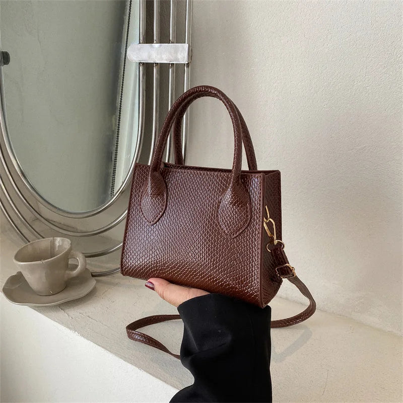 Mini Square Bag Vintage Handbag Shoulder Messenger Bag