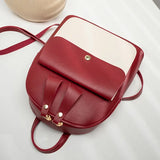 Mini Women Backpack Multi-Function Phone Pack Patchwork Girl Purse