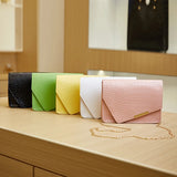 Mini Shoulder Bag Chain Crossbody Bag Solid Purses Hasp Messenger Bag