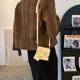 Cheese Shaped Crossbody Handbag for Girl Purse