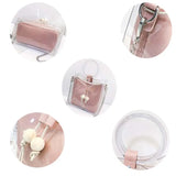 Clear Drawstring Women Mini Bag Transparent Jelly Shoulder Bag