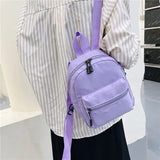 Mini Women's Backpacks Nylon Female Bag Small School Bags Casual Backpack