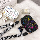 Mini Zipper Crossbody Bag for Women PU Leather Shoulder Messenger Bag
