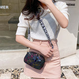 Mini Zipper Crossbody Bag for Women PU Leather Shoulder Messenger Bag