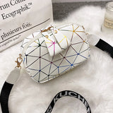Mini Zipper Crossbody Bag for Women PU Leather Shoulder Messenger Bag