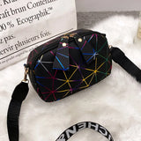 Mini Zipper Crossbody Bag for Women PU Leather Shoulder Messenger Bag
