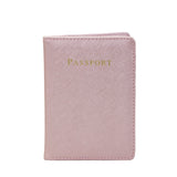 Monogrammed Initial Letters Passport Holder Travel Wallet