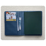 Monogrammed Initial Letters Passport Holder Travel Wallet