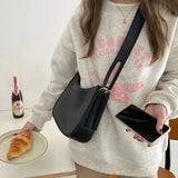Moon Shape Shoulder Crossbody Bag Ladies Purse Small Female HandBag